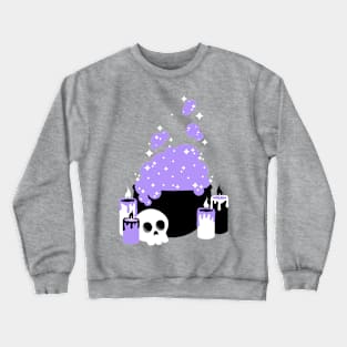 Cauldron Bubbles Purple Crewneck Sweatshirt